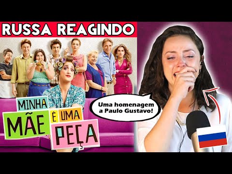 RUSSA NÃO CONSEGUE SEGURAR AS LÁGRIMAS | REAÇÃO MINHA MÃE É UMA PEÇA! Homenagem para Paulo Gustavo