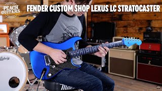 Video thumbnail for No Talking...Just Tones | Fender Custom Shop Lexus LC Stratocaster by Peach Guitars