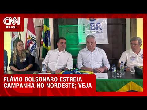 Flávio Bolsonaro escolhe Alagoas para estrear agenda de campanha no Nordeste | HORA H