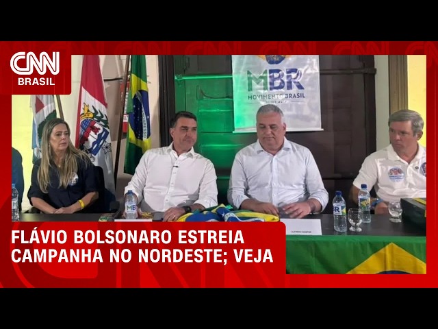 Flávio Bolsonaro escolhe Alagoas para estrear agenda de campanha no Nordeste | HORA H