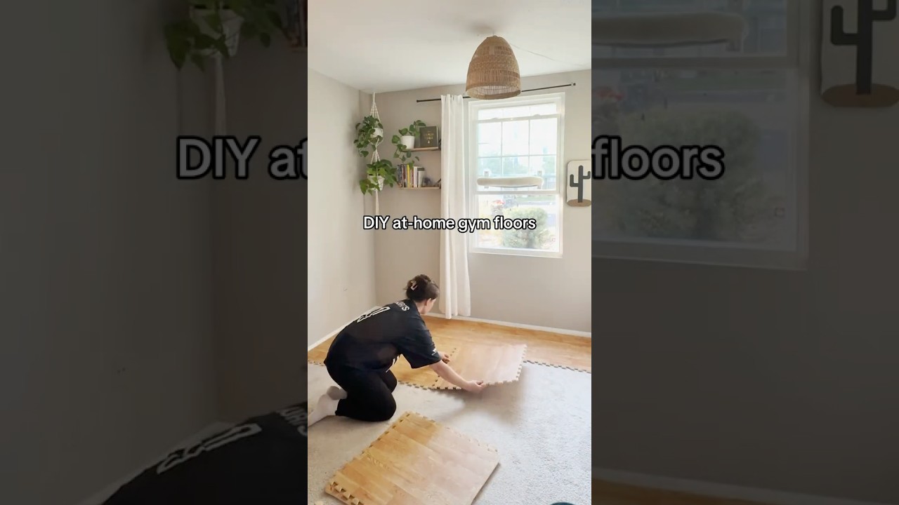 Made an oospie but it turned out great! Set up my yoga studio with these wood foam floors