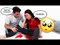 PERIOD PRANK ON BOYFRIEND CUTE REACTION