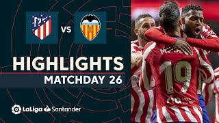 Videoresumen del Atlético - Valencia