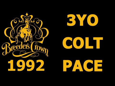 1992 Breeders Crown - Kingsbridge - 3YO Colt Pace