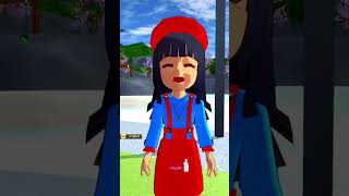 Baby Mio Father Is Bad But 😇👿#viral #shorts#dramasakuraschoolsimulator #trending