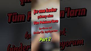 Şu ana kadar çıkmış olan tüm pokemon’ların kartlarını tek binderda topluyorum- part 2 #koleksiyon