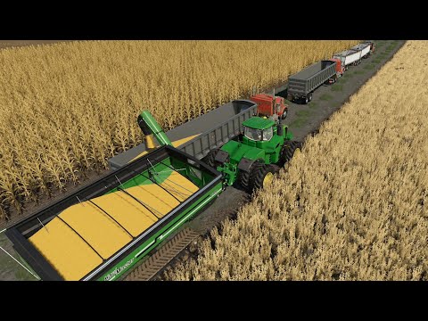 Lone Oak EP#58 | CornHarvest | FS19 Timelapse |Farming Simulator 19 Timelapse