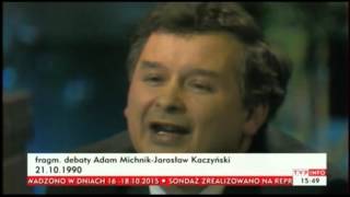 Debata Michnik - Kaczyński (początek podziału Polski)
