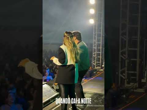 Yara Tchê e Alessandro Costa cantando Quando Cai a Noite em Cocal de Telha-PI