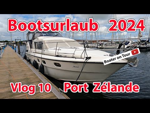 Vlog 10 Boating Holiday 2024 - Port Zélande from Zierikzee - Boating - Holland - Netherlands Zeeland