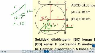 Eğitim Vadisi TYT Geometri 17.Föy Çember ve Daire 1 (Çemberde Uzunluk) Konu Anlatım Videoları