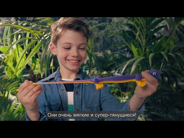 Игрушка-сюрприз Jelly Planet Гекконы и лягушки в ассортименте - видео