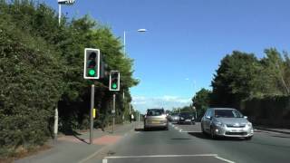 Driving On Newtown Road, Woodgreen Drive, Cotswold Way, Blackpole Road & Hurst Lane, Worcester, UK