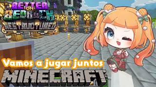 【#VtuberEspañol】Better on Bedrock: ¡Vamos a jugar juntos en el servidor! 🎮【#Minecraft】