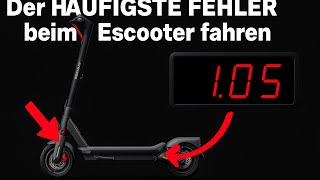 Der HÄUFIGSTE FEHLER beim Escooter fahren