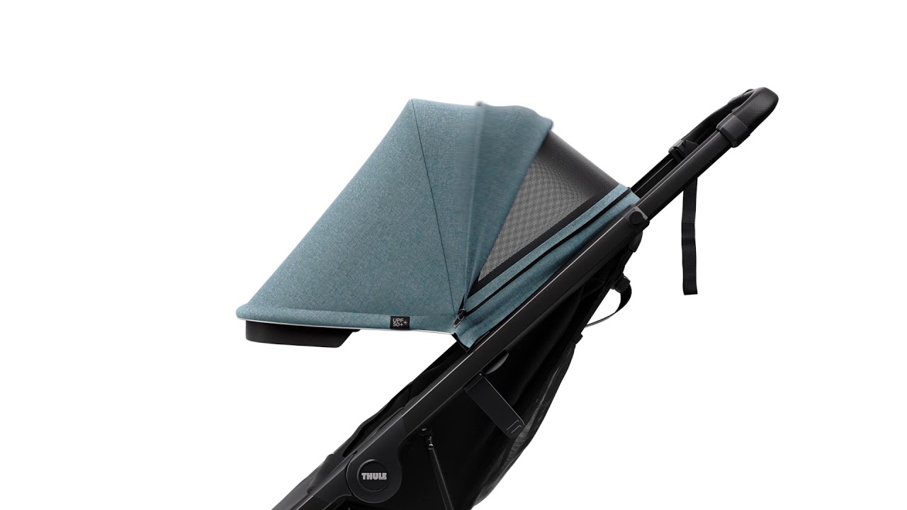 Thule Spring Mélange de sarcelle sur noir - Caractéristique : Auvent de ventilation en maille