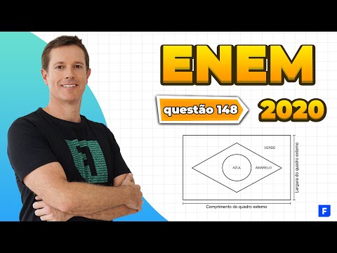 🔵 QUESTION 148 (YELLOW TEST) - ENEM Mathematics 2020: National Flag