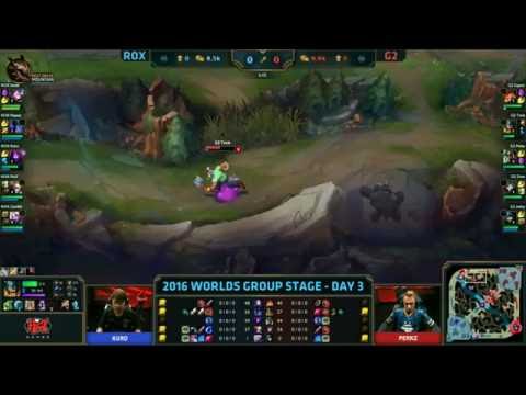 ROX vs G2 - 2016 World Championship - Day 3 - Game 2