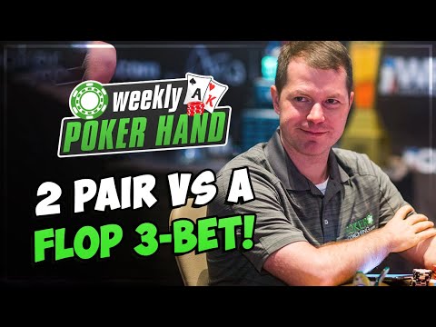 Playing 2-Pair vs a FLOP 3-Bet! [$9,000 POT]