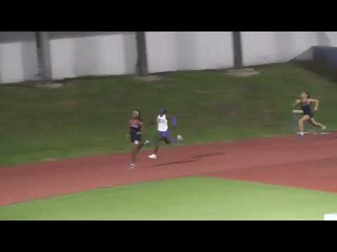 Elisha Franklin 300m hurdles Houston ISD District 18-6A Championship Meet 4/3/25