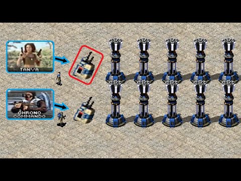 C4 Race - Tanya vs Chrono Commando - Red Alert 2