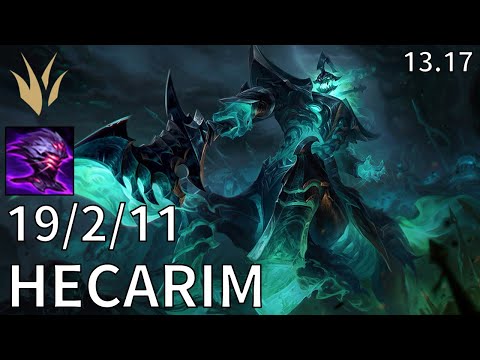 Hecarim Jungle vs Karthus - EUW Grandmaster | Patch 13.17