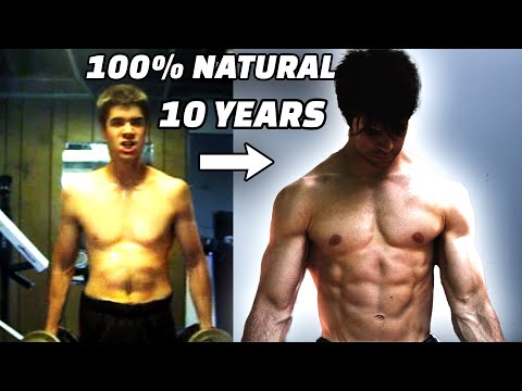 My 10 Year - Full Natty Transformation + 25lbs