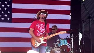 Billy Joe Shaver with Jeremy Woodall guitar "Old Chunk of Coal" (Willie's 4th of July Picnic 2017)