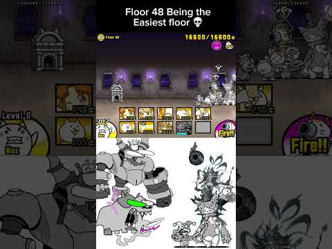 Completely Disrespecting Floor 48 😈 (Battle cats)
