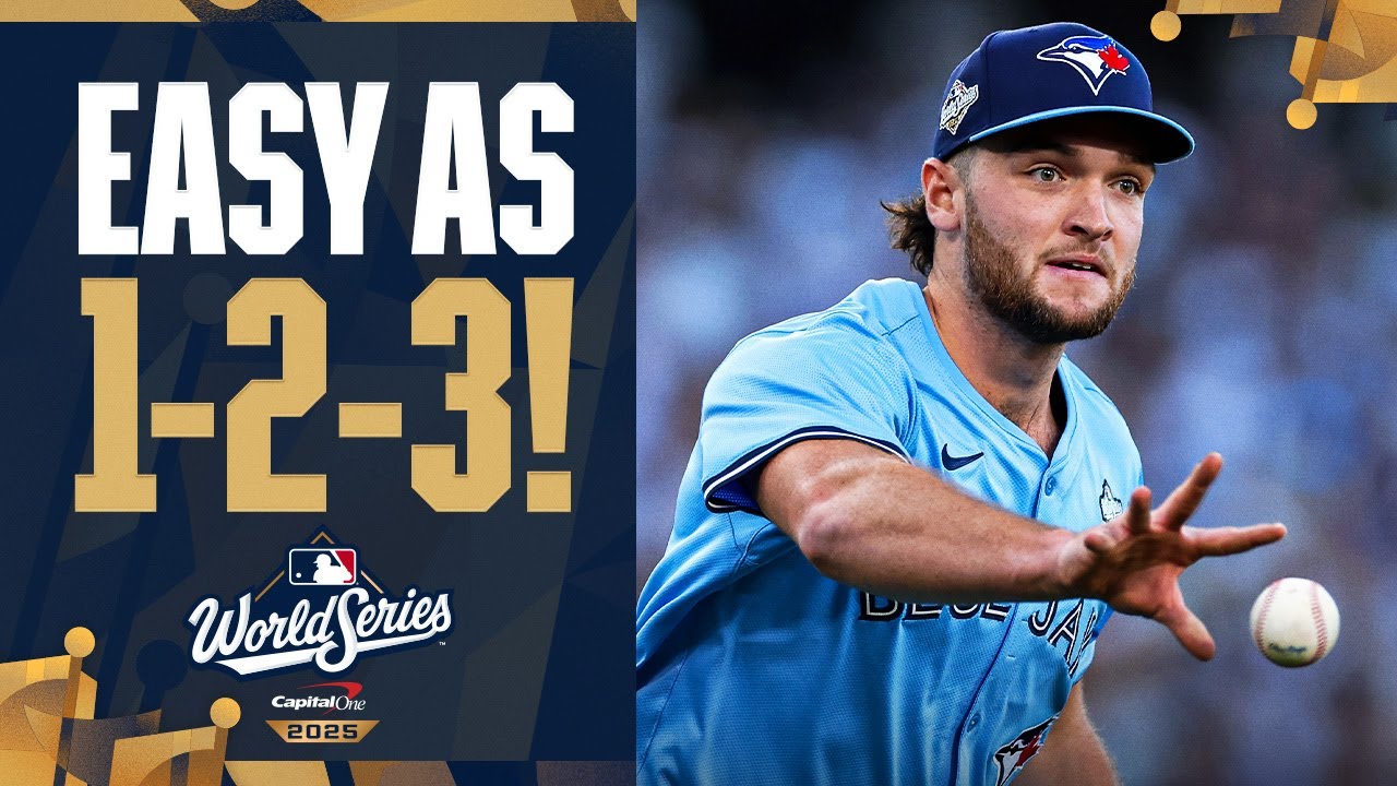 FULL INNING: Trey Yesavage finishes off a 1-2-3 first inning in his 5th start this Postseason! 💪