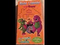 Movin Groovin With Barney Blockbuster Exclusive 2000 VHS