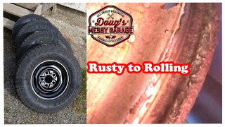 CAN JB-Weld Save These Rusty Old Factory Ford Wheels!?