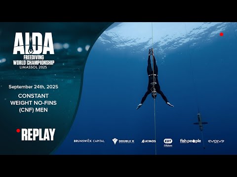 CNF Men: AIDA Depth World Championship Limassol 2025 - Constant Weight No Fins - Men