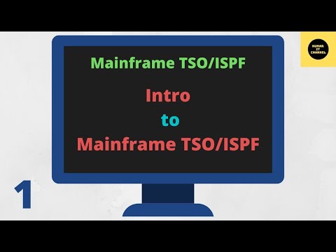 TSO/ISPF Introduction - Mainframe TSO/ISPF Tutorial - Part 1