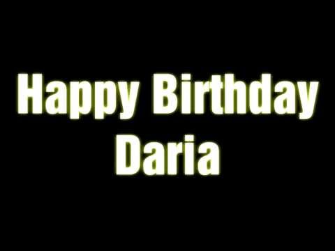 Happy Birthday Daria