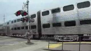 Outbound metra train/Bartlett Illinois