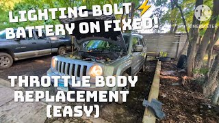 2015 Jeep Patriot 2.0 Flashing Lighting Bolt  Throttle Body Replacement Fixed!