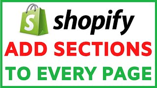 How To Add Sections To ANY Shopify Page | Add More Sections To Shopify Pages