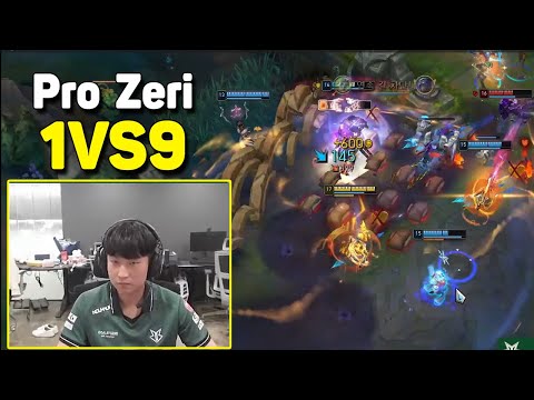 Pro KR Challenger Zeri 1v9 And Comeback Gameplay vs Kalista