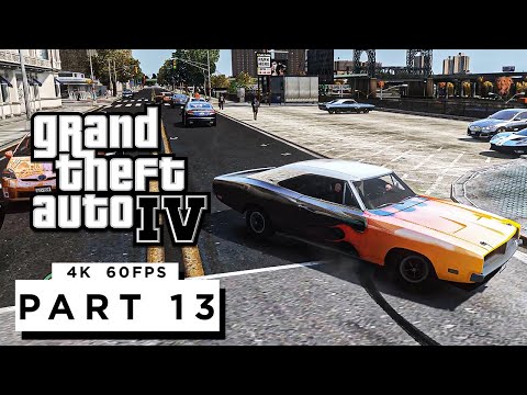 GRAND THEFT AUTO 4 Walkthrough Gameplay Part 13 - (PC 4K 60FPS) RTX 3090 MAX SETTINGS