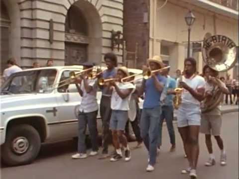 Re-Birth Brass Band w/ Kermit Ruffins in 1990 film!