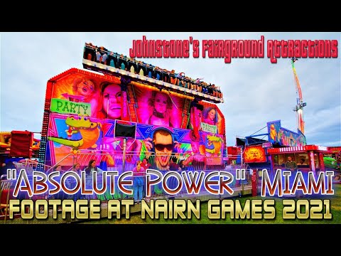 Johnstone's fairground attractions "Absolute Power" Miami Nairn 20/8/21