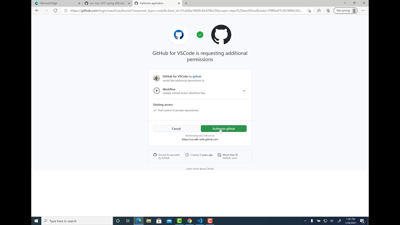 COSC 1337 GitHub Download and VS Code Demo