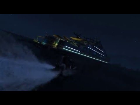 GTA Online my buddys yacht dock next to my