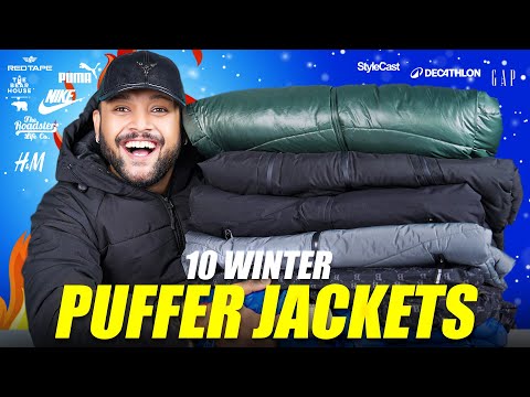 I Bought 10 Puffer WInter Jackets for Men— From ₹1,000 to ₹10,000 😱 Reality Shocked Me!