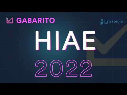 Gabarito HIAE 2022 - Correção de Prova ao vivo - Residência Médica