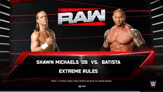 Download lagu FULL-LENGTH MATCH - Raw - Batista vs. Shawn Michaels - Lumberjack Match @WWE mp3