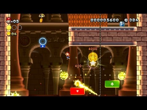 New Super Mario Bros. U -- Boost Your Way to Bowser in Red-Hot Elevator Ride