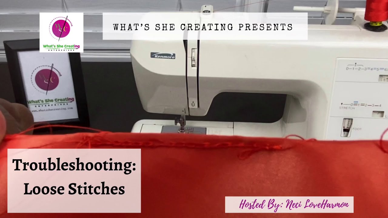 Troubleshooting: Loose Stitches while sewing. Basic strategies to use