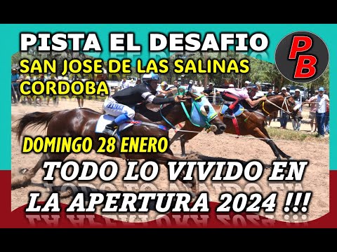 CARRERAS EN PISTA EL DESAFIO - SAN JOSE DE LAS SALINAS (28-01-2024)